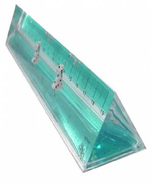 Lr-200 (Aqua Triangular Pyramid  Ruler)