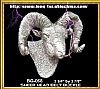 Bighorn Sheep Head Belt Buckle 山羊の頭のバックル