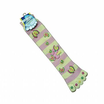 Offset Print Five Toe Socks