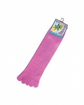 Concolorous Five Toe Socks