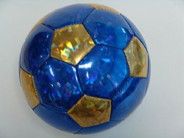 Laser Blue Star Design Mini Soccer