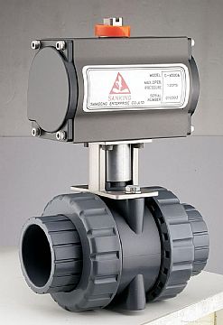 Penumatic Actuator True Union Ball Valve