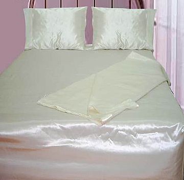 Silk Bedding-Ivory Color