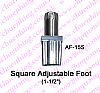 Stainless Steel Square Adjustable Foot