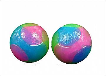 Colorful Bouncing Ball With Flashing Light