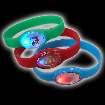 Led Light Silica Gel Bracelet