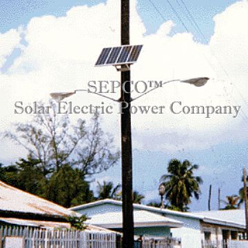 Double Headed Solar Streetlight