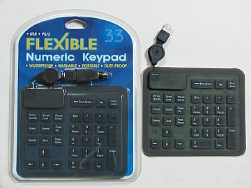 Waterproof  Flexible Number Pad