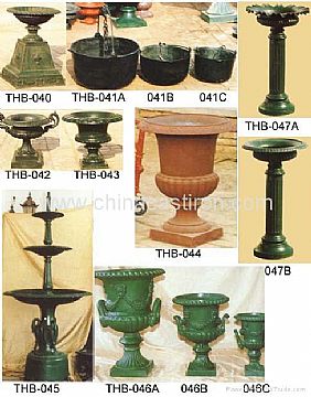 Cast Iron Flower Pot