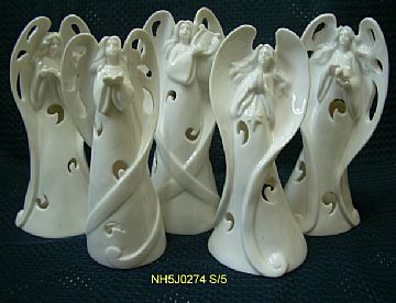 Ceramic Angell Candle Holder