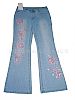 06-0020#Embroidered Lycra Jeans