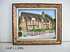 England Old House-Embossed Oil Painting