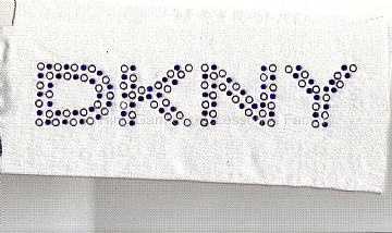Grommet With Rhinestone Heat Transfer
