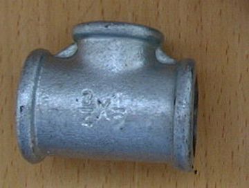 Pipe Fittings Malleable Iron Reducing Tee