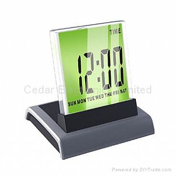 Lcd Calendar Clock Seven Color Backlight