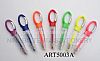 Gel Pen With Colorful Carabiner