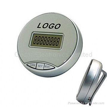 Pedometer Clock With Stop Watch Function