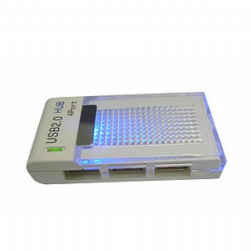 Usb2.0 4Port Hub With Colorful Led Light