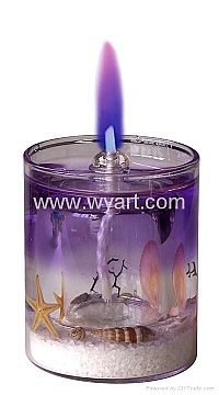 Color Flame Jelly Candle