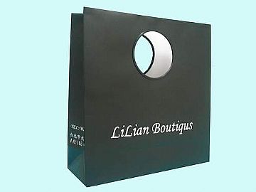 Paper Bag With Circle Handle