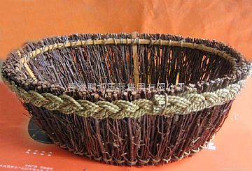 Bamboo Charcoal Craft Basket