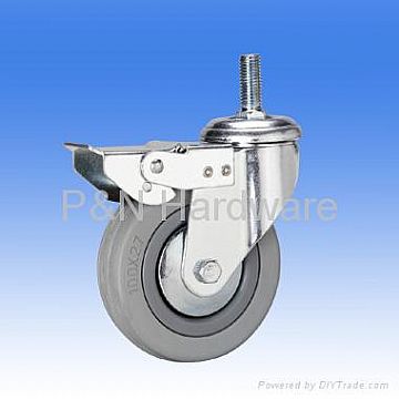 Gr067 Grey Rubber Caster