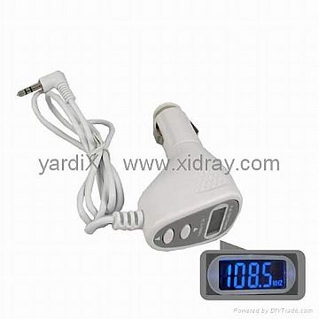 Full Frequency Fm Transmitter For Playing Mp3 / Ipod In Cars