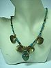 Ｔurquoise With Nickle Free Ornaments Necklace