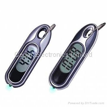 Keychain With Lcd Clock