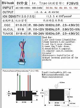 Negative Ion Generator