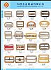 SHOES BUCKLE #A1-1161-A1-1180