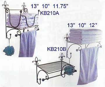 Wire Bathroom Racks Towel Shelves