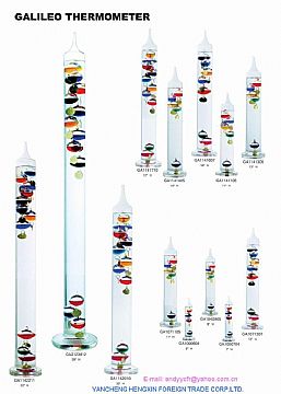 Glass Galileo Thermometer