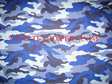 100%Cotton Ocean Camouflage