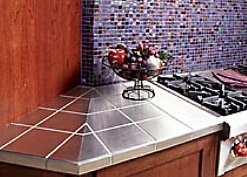 Steel Tile-Kitchen Countertop