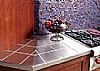 Steel Tile-Kitchen Countertop