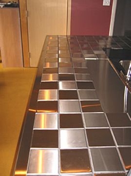 Steel Wall Tile-Kitchen Countertop