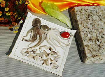 Frozen Octopus Cut